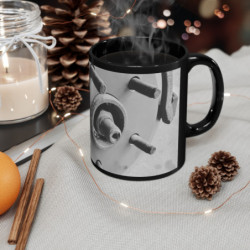 Brake and Rotor Black mug 11oz