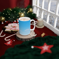 Sky View White Ceramic Mug