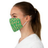 School, pencil and ruler Fabric Face Mask